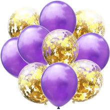 Load image into Gallery viewer, 10pcs/lot Glitter Confetti Latex Balloons Romantic Wedding Decoration Baby Shower Birthday Party Decor Clear Air Balloons
