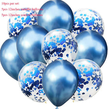 Load image into Gallery viewer, 10pcs/lot Glitter Confetti Latex Balloons Romantic Wedding Decoration Baby Shower Birthday Party Decor Clear Air Balloons
