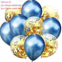 Load image into Gallery viewer, 10pcs/lot Glitter Confetti Latex Balloons Romantic Wedding Decoration Baby Shower Birthday Party Decor Clear Air Balloons

