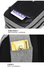 Load image into Gallery viewer, Men's business casual password lock anti-theft backpack
