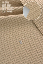 Load image into Gallery viewer, 110x50cm Pure Cotton Solid Color Thick Walf Checks Fabric, Making Hotel Bathrobe Pajamas Absorbent Breathable Handmade DIY Cloth
