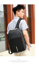Load image into Gallery viewer, Men's business casual password lock anti-theft backpack
