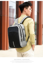 Load image into Gallery viewer, Men's business casual password lock anti-theft backpack

