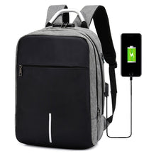 Load image into Gallery viewer, Men's business casual password lock anti-theft backpack
