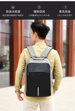 Load image into Gallery viewer, Men's business casual password lock anti-theft backpack
