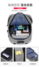 Load image into Gallery viewer, Men's business casual password lock anti-theft backpack
