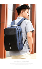 Load image into Gallery viewer, Men's business casual password lock anti-theft backpack
