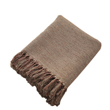 Load image into Gallery viewer, Solid Color Tassel Tablecloth Cotton Rectangular Coffee Table Cloth Household Cotton Linen Tablecloths Table Runners
