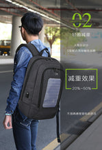 Load image into Gallery viewer, Men's business trip solar charging backpack
