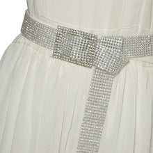 Load image into Gallery viewer, Diamond Band 9 Rows Full Rhinestone Inlaid Belt Fashion Matching Clothing Belt
