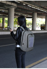 Load image into Gallery viewer, Men's business trip solar charging backpack
