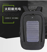 Load image into Gallery viewer, Men's business trip solar charging backpack

