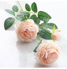 Load image into Gallery viewer, 6pcs Simulation 3 Fork Peony Artificial Flowers Home Decorations Bedroom Fake Flowers
