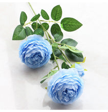 Load image into Gallery viewer, 6pcs Simulation 3 Fork Peony Artificial Flowers Home Decorations Bedroom Fake Flowers
