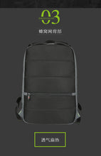 Load image into Gallery viewer, Men's business trip solar charging backpack
