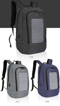 Load image into Gallery viewer, Men's business trip solar charging backpack
