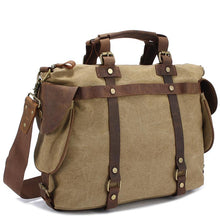 Load image into Gallery viewer, Men's sports outdoor canvas camera bag
