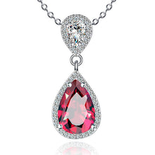 Load image into Gallery viewer, Women's Pendant S925 Silver Necklace Blue Crystal Pendant for girls
