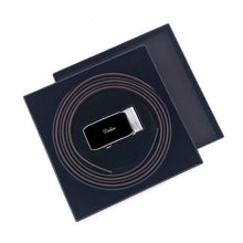 Load image into Gallery viewer, Leather Suit Customized Double-Pack Belt Enterprise Gift Box Men's Belt Customized
