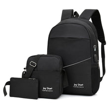 Load image into Gallery viewer, Large Sport Swagger Bag Fashionable Backpack Black Grey
