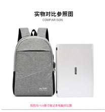 Load image into Gallery viewer, Large Sport Swagger Bag Fashionable Backpack Black Grey
