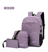 Load image into Gallery viewer, Large Sport Swagger Bag Fashionable Backpack Black Grey
