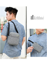 Load image into Gallery viewer, Three-piece men's large sports travel bag with nylon backpack
