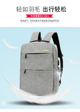 Load image into Gallery viewer, Three-piece men's large sports travel bag with nylon backpack
