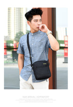 Load image into Gallery viewer, Three-piece men's large sports travel bag with nylon backpack
