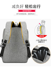 Load image into Gallery viewer, Three-piece men's large sports travel bag with nylon backpack
