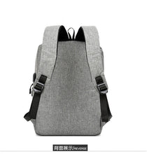Load image into Gallery viewer, Three-piece men's large sports travel bag with nylon backpack
