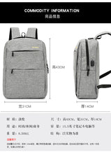 Load image into Gallery viewer, Three-piece men's large sports travel bag with nylon backpack
