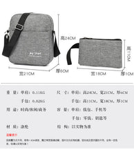 Load image into Gallery viewer, Large Sport Swagger Bag Fashionable Backpack Black Grey
