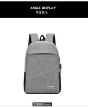 Load image into Gallery viewer, Large Sport Swagger Bag Fashionable Backpack Black Grey
