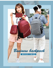 Load image into Gallery viewer, Large Sport Swagger Bag Fashionable Backpack Black Grey
