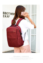 Load image into Gallery viewer, Three-piece men's large sports travel bag with nylon backpack
