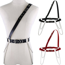 Load image into Gallery viewer, Women's Men's Belt Chain Fashion Leather Pin Buckle Chain Belt Belt Strap

