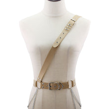 Load image into Gallery viewer, Women's Men's Belt Chain Fashion Leather Pin Buckle Chain Belt Belt Strap
