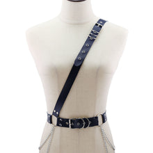 Load image into Gallery viewer, Women's Men's Belt Chain Fashion Leather Pin Buckle Chain Belt Belt Strap

