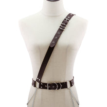 Load image into Gallery viewer, Women's Men's Belt Chain Fashion Leather Pin Buckle Chain Belt Belt Strap
