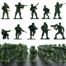 Load image into Gallery viewer, World War II soldier model 100 5CM soldier 10 styles, military soldier model nostalgic toy soldier
