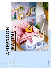 Load image into Gallery viewer, DIY House Making Mini 3D 3D Puzzle Model Children's Wooden Toys Birthday Gift

