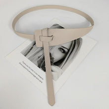 Load image into Gallery viewer, Designer Belts for Women High Quality Knot Soft Pu Leather Long Cummerbunds Wide Coat Ceinture Femme Dress Waistband Cintos
