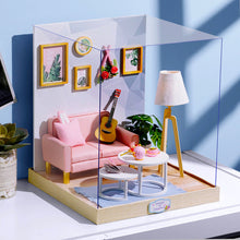 Load image into Gallery viewer, DIY House Making Mini 3D 3D Puzzle Model Children's Wooden Toys Birthday Gift
