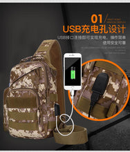 Load image into Gallery viewer, Men's Messenger bag sports camouflage shoulder bag
