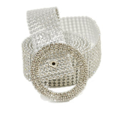 Load image into Gallery viewer, Diamond Band 9 Rows Full Rhinestone Inlaid Belt Fashion Matching Clothing Belt
