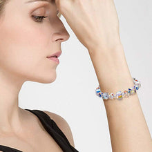 Load image into Gallery viewer, Square Crystal Bracelet Ring Exquisite Luxury Fashion Girlfriends' Bracelet Women's Two-Person
