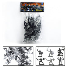 Load image into Gallery viewer, 60PCs Static Ancient Soldier Model Medieval Soldier Villain Military Doll War Toy
