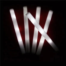 Load image into Gallery viewer, 12/15/30/60Pcs/Lot Glow Sticks Bulk Colorful LED Foam Stick Glow Sticks Cheer Tube RGB LED Glow in the Dark Light for Xmas Party
