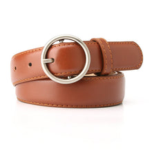 Load image into Gallery viewer, Korean Style round Buckle Pants Belt Student Jeans All-Match Women's Belt
